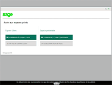 Tablet Screenshot of private.sage.be